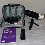 Elephas BL128 Mini Projector Unisex Os White Good Portable Home Theater Tripod. Fixed Price $20.00.