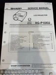 Orig. Sharp XG-P10XU XGP10XU Lcd Projector Repair & Service Manual *original*. Fixed Price $27.99.