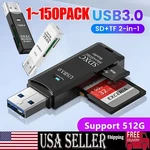 USB3.0 Sd Card Reader For Pc Micro To Adapter Camera Memoryc Lot. Fixed Price $213.00.