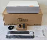 Optoma Cinemax P2 Smart True 4K Uhd Ultra-short Throw Laser Projector 4158. Fixed Price $1999.00.