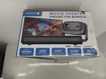 Fugoo Movie Theater Projector Bundle - FPJ1080PS New Open Box Tested. Fixed Price $100.00.