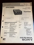 Sony VPH-1270Q VPH1270Q Service Manual From The Usa **original**. Fixed Price $39.99.