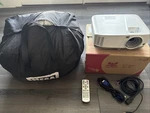 Viewsonic PA503S Dlp Home Theater Projector With Mega Blow Up Screen. Fixed Price $189.99.