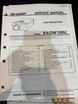 Orig. Sharp XV-DW100U XVDW100U Lcd Projector Repair & Service Manual *original*. Fixed Price $27.99.