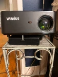 Wimius K1 5G Wifi Bluetooth 4K Projector, 1080P, 500" Screen, Ppt, Pc, Dvd, PS5. Fixed Price $150.00.