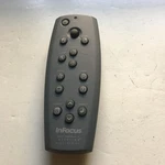 Infocus Interlink Projector Remote Control Gray 5.5"L X 2"W. Fixed Price $9.99.