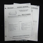 Original Sharp XG-E1000U Lcd Projector Technical & Service Manual. Fixed Price $19.95.