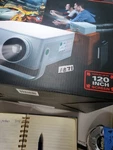 Portable Entertainment Projector The Black Series By Shift 3, Up 120 Display. Fixed Price $35.00.
