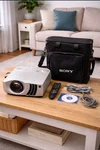 Sony VPL-PX21 Lcd Projector W/ Remote, Carry Bag, Cables Tested. Fixed Price $120.00.