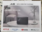 Artlii Amento Auto Focus Smart Fhd Projector YG491 With Built-in Streaming Apps. Fixed Price $114.95.