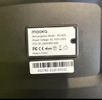 Mooka: Mini Lcd Video Projector 8000 Lumens, 1080P RD-823 Grey. Fixed Price $25.00.