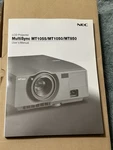 Nec Multisync MT1055/MT1050/MT850 Lcd Projector Manual. Fixed Price $15.00.