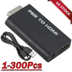 PS2 Hdmi Video Converter Adapter With 3.5MM Audio Output For Hdtv Monitor Lot. Fixed Price $67.99.
