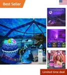Innovative Magical Galaxy Projector: Bluetooth Speaker, White Noise, Room Decor. Fixed Price $71.99.