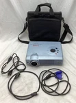Eiki LC-XB26 Brilliant Projector, Cords & Carrying Case (powers-on). Fixed Price $44.95.