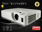 Hitachi CP-EW300N 3LCD 4K Projector 3000 Lumens 16W Speakers Wxga 2160P W/bundle. Fixed Price $200.60.