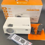 Ematic Projector EPJ590WH 3-LCD Wvga 800X480 Led 2W Speakers 45 Lumens White. Fixed Price $34.92.