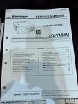 Orig. Sharp XGV10XU XG-V10XU Lcd Projector Repair & Service Manual *original*. Fixed Price $29.99.
