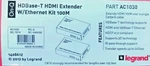 Legrand On-q AC1030HDMI Extender, Transmitter/receiver, Range: 328'. Fixed Price $159.99.