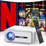Netflix Licensed/dolby Audio Smart Projector With Wifi And Bluetooth, 1080P. Fixed Price $100.00.