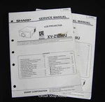 Original Sharp XV-ZW99U Lcd Projector Technical & Service Manual. Fixed Price $19.95.
