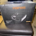 Febfoxs JQ450 Projector With Wifi &bluetooth 12000LUX 1080P Support 4K Zoom. Fixed Price $44.99.