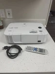 Nec NP-P350W Lcd Projector Hdmi 3500 Lumens Lamp Runtime: 392 Hours W/remote. Fixed Price $199.99.