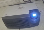 Viewsonic PJ556D Dlp Projector VS11664, Silver, Lamp Hours. Fixed Price $50.00.