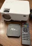 Hompow Wifi Projector & X96 Tv Box Android Quad Core Hd 2GB+16GB 4K. Fixed Price $100.00.