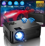 Roconia Q6 12000LM Full Hd Movie Projector 300" Display (1080P) Wi-fi Bluetooth. Fixed Price $65.50.