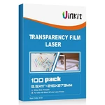 Uinkit 100 Sheets Laser Transparency Film 8.5X11 Color Transparent Paper Ohp .... Fixed Price $23.60.