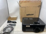 Infocus Dlp Projector IN134 1080P 4000 Lumens - 840 Lamp Hours Good W/ Cables. Fixed Price $55.00.