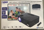 Naxa NVP-2001C Lcd Projector Home Theater W/screen And Carrying Case 720P Bundle. Fixed Price $70.00.