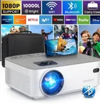 Fangor Wifi 10000L With Bluetooth - Mini Outdoor Movie Projector.. Fixed Price $74.99.