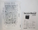 Manual & Schematic Sheets Vintage 1982 Panasonic CT-6100M Cinemavision Projector. Fixed Price $19.99.