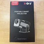 Xgody Portable Smart Projector WIFI6 Gimbal 1080P 3.5INCH. Fixed Price $49.78.
