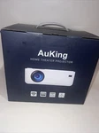 Auking Portable Home Theater Projector, 1080P 100 Screen. Model# M03H. Fixed Price $69.00.