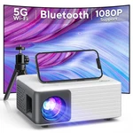 Mini With Wifi And Bluetooth, Akiyo 2026 Projector, Black. Fixed Price $90.99.