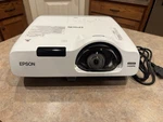 Epson Powerlite 535W Hdmi Short Throw Projector H671A Needs Lamp. Fixed Price $94.99.