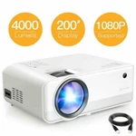 Projector, Apeman 4000 Lumen Mini Portable 1080P Supported 180" Displ. Fixed Price $145.45.