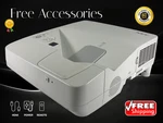 Nec UM330W 3LCD Projector Ust Supports Interactive Ebeam Module 3300 Lumens 4K. Fixed Price $140.72.