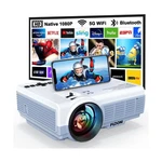 Projector With Wifi And Bluetooth, Fudoni Upgrade Native 1080P 1400.... Fixed Price $118.82.