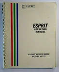 Esprit Projection System Manual Series 2000V Model 69113 Operation Service Book. Fixed Price $46.95.