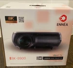 Ennea E8K-8900 Projector- New W/motorized Screen. Fixed Price $3800.00.