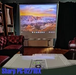 Sharp PG-D2710X Home Theater/classroom Projector Pc 3D New LAMP(1 Yr Warranty). Fixed Price $250.00.