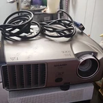 Sharp XR-30X Dlp Desktop Home Theater Projector Gray, Dvi-d Vga S-video Rca. Fixed Price $75.00.