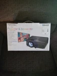 Memorex All-in-one Projector & Screen Kit "theater Box" 800 480 Res.. Fixed Price $65.00.
