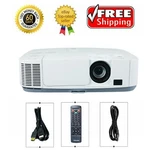 Nec P401W 3LCD Projector 4000 Ansi 1080I Hdmi 2 16:10 (wxga) Lan W/remote. Fixed Price $151.00.