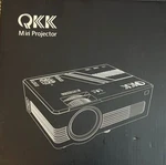 Qkk Wifi Mini White Projector With Screen Model PJ0501 New Box Nib. Fixed Price $40.00.
