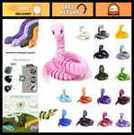 16 Pcs 12'' 3D Printed Articulated Snakes - Movable Joint Fidget Toys & Decor. Fixed Price $65.99.